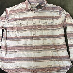 Men's Levi’s Silvertab Casual Striped Button-Down Shirt